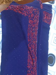 Blue Saree