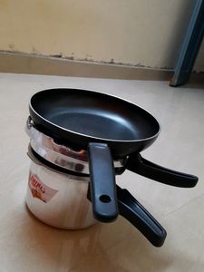 Combo Of Cooker And Fry Pan