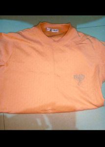 Peach Knit Pullover