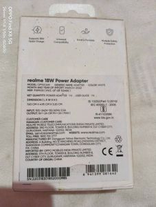 new sealed box Realme 18W Power Adapter