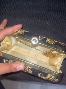 Embroidered Clutch