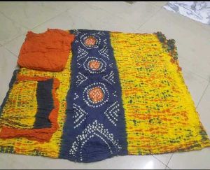 Bandhej Dress Material