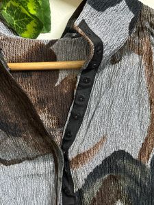 Floral Print Long Shirt Free Size