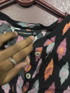 Patterned Pajama Set