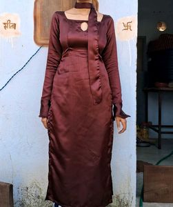 New Stylish Brown Long Kurta 🤌✨️🍩