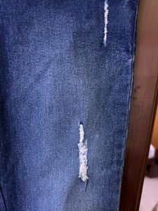 Distressed Dark Wash Jeans