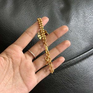 Pink Stone Goldtone Bracelet