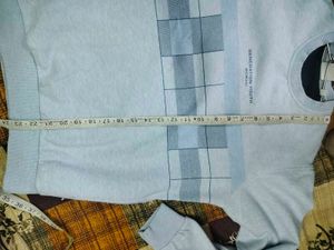 Stylish Blue Graphic Sweatshirt