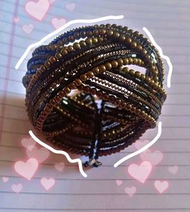 Bracelete | Pretty Black Golden Bracelet