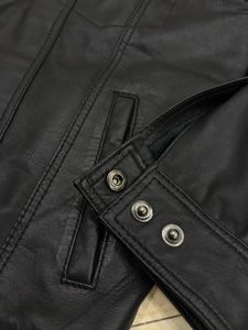 Trucker Genuine Leather Jacket - Size M