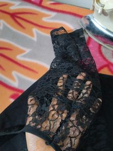 Elegant Black Lace Top