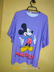 Oversized T Shirt Both Side Print