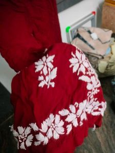 MAROON CHIKANKARI PALAZZO😍✨