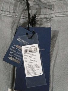 Ripped Denim Joggers