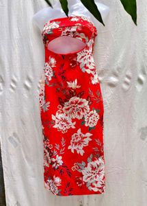 1126 SEXY FLORAL BODYCON