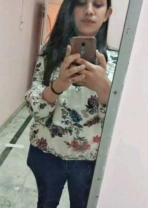 Floral Print Fabric Top