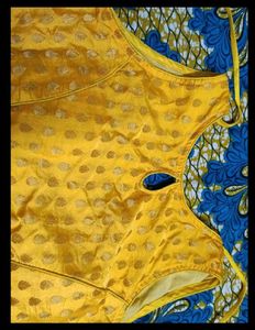 Ethnic Saree &amp; Blouse Set