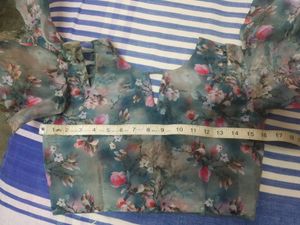 Floral Flutter Sleeve Blouse
