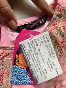 Dressberry Embroidered Pink Top