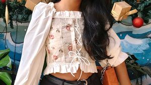Floral Corset Top