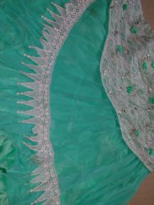 A Powder Blue Coloured Gown