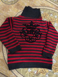 Boy&#39;s Striped Knit Sweater