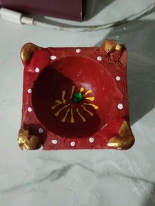 Tulsi Clay diya