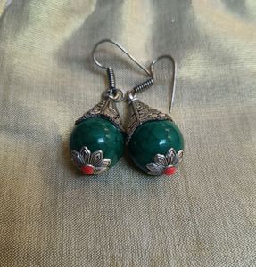 Emerald Green Earrings