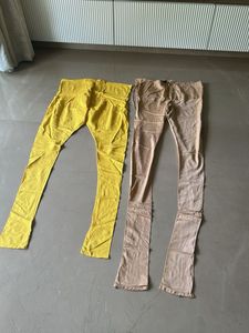 Unique Yellow &amp; Beige Chudidar