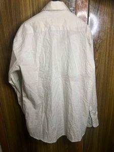 Conwell Men&#39;s Cream Cotton Shirt – Like New,