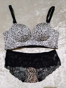 Leopard Print Lingerie Set Only Cash