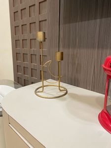 Golden Candle Holder