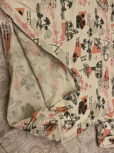 Patterned White T-Shirt