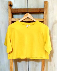 Cotton Yellow Top H&amp;M Size-42