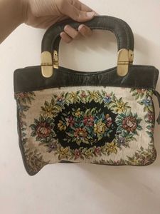 Floral Tapestry Handbag
