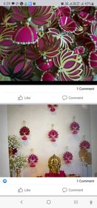 lotus hangings for Diwali