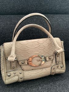Guess Y2K Handbag, Embossed Cream💛