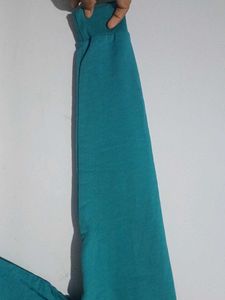 Burgundy And Sea Green Crewneck Sweater