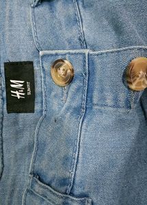 Slimfit Blue Denim skirt