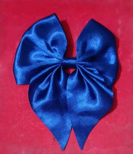 Blue Hair Bow Accessory