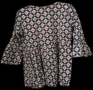 Black Tunic With Bell Sleeves