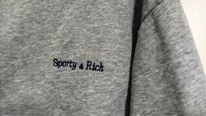 Grey Cropped Sweatshirt