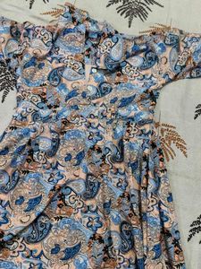 Paisley Print Dress
