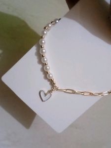 Korean Heart Shaped Acrylic Bracelet