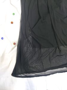 Blue And Black Party Wear Dress Gown