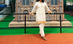 Embroidered White Shirt