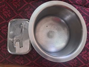 Steel Box  with Lid and cooking vessel (combo)