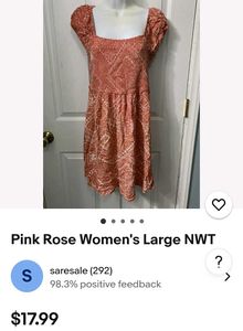 PINK SHORT DRESS