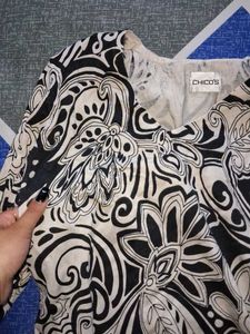 Chico&#39;s Floral Print Top