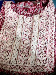 Anarkali Kurti Set With Dupatta l